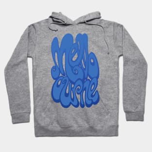 Melbourne lettering - Baby Blue Hoodie